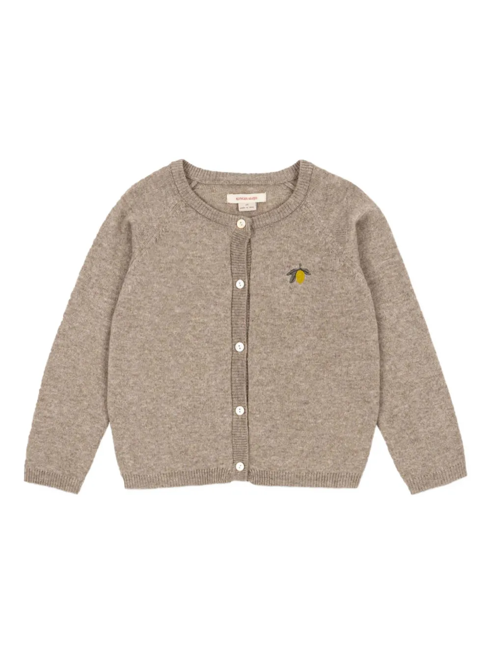 Konges Sløjd Mattou button embroidered cardigan | Brown | Image 1