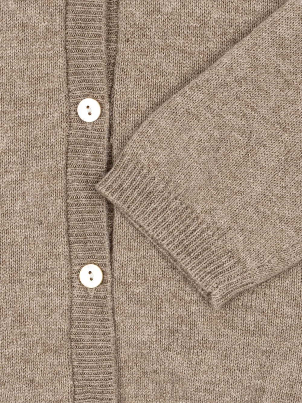 Konges Sløjd Mattou vest met borduurwerk Bruin