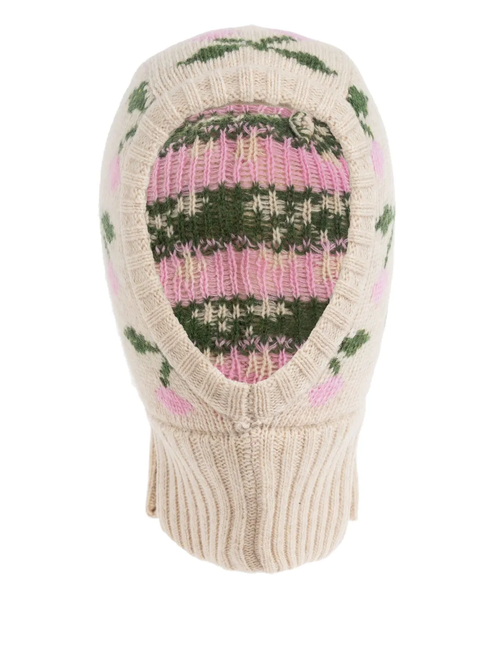 Konges Sløjd pasamontañas con cerezas estampadas | neutro | Image 1