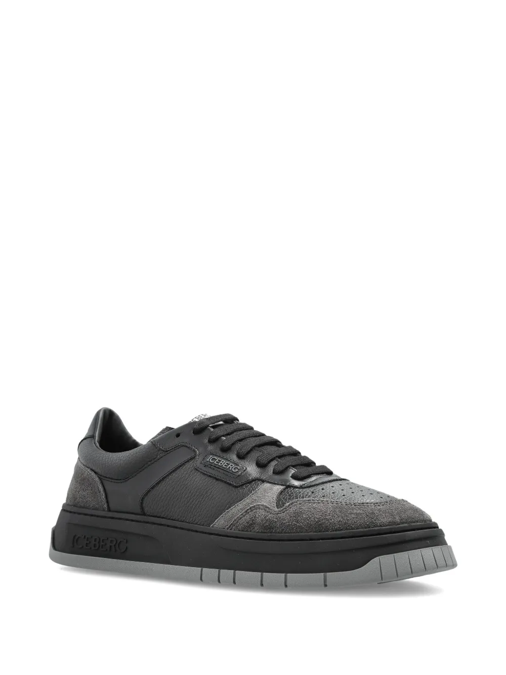 Iceberg leather-panelled sneakers | Low-Tops | Image 2