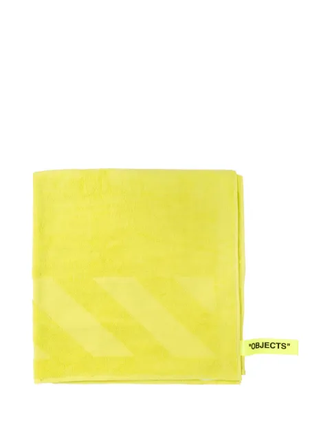 Off-White toalla de playa con motivo chevron