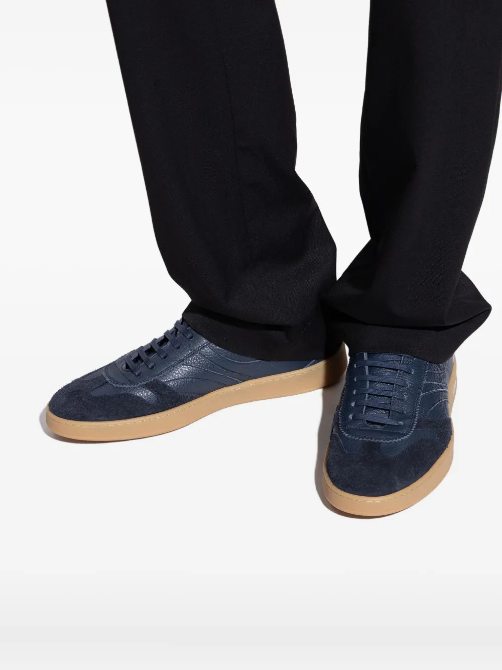 Iceberg Sneakers met suède vlakken Blauw