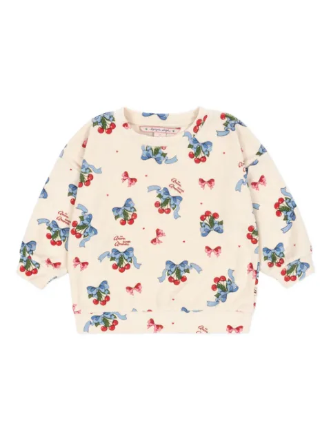Konges Sløjd Itty bow cherry sweater