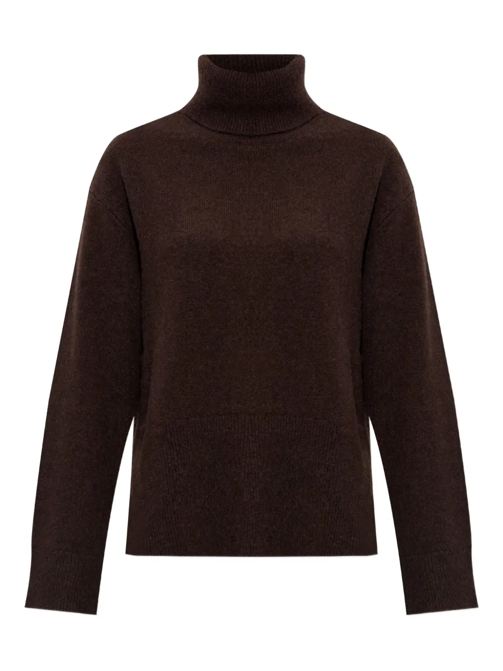 SAMSOE SAMSOE roll-neck panelled sweater | Brown | Image 1