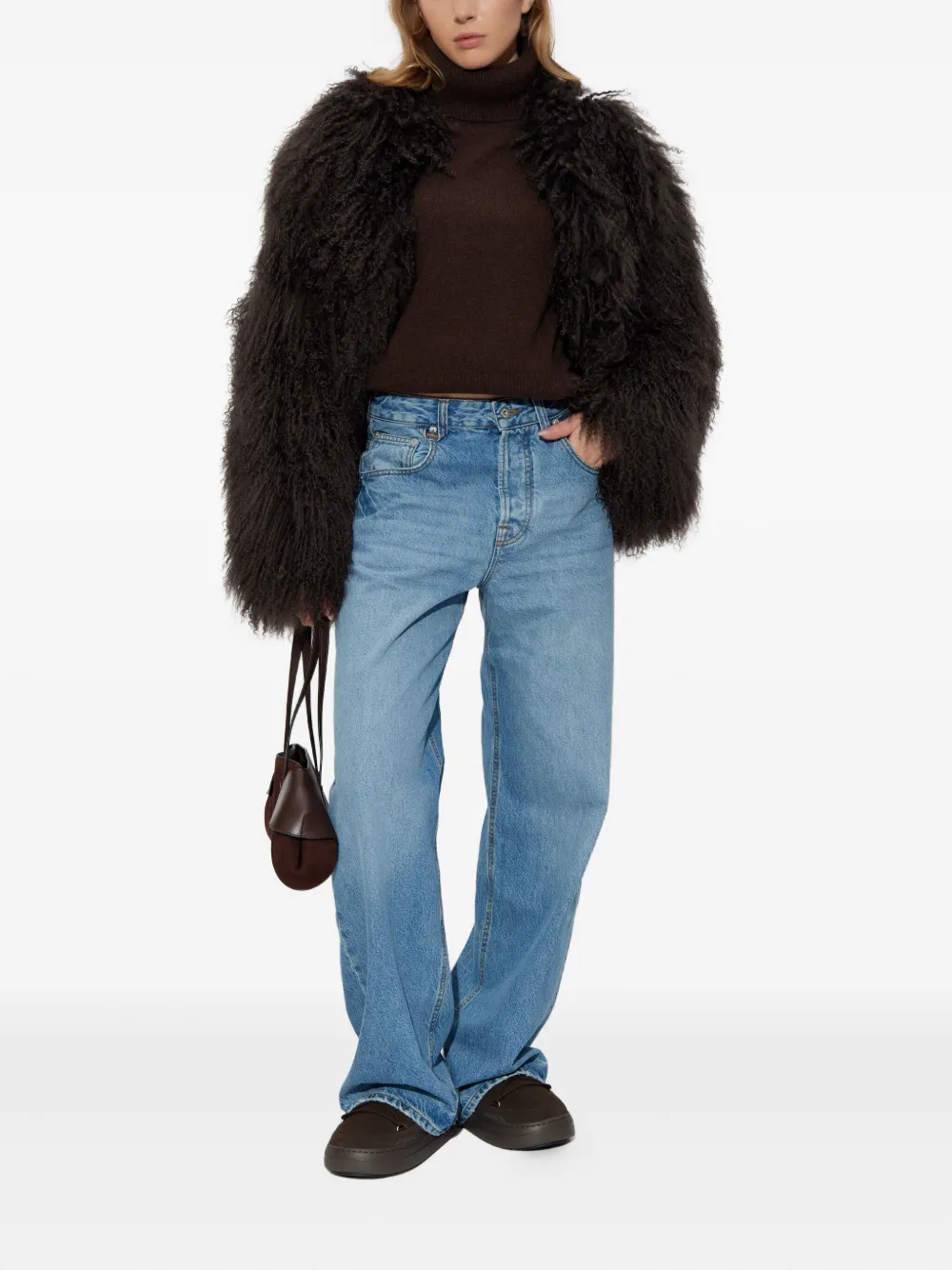 SAMSOE SAMSOE roll-neck panelled sweater | Knitted Sweaters | Image 2