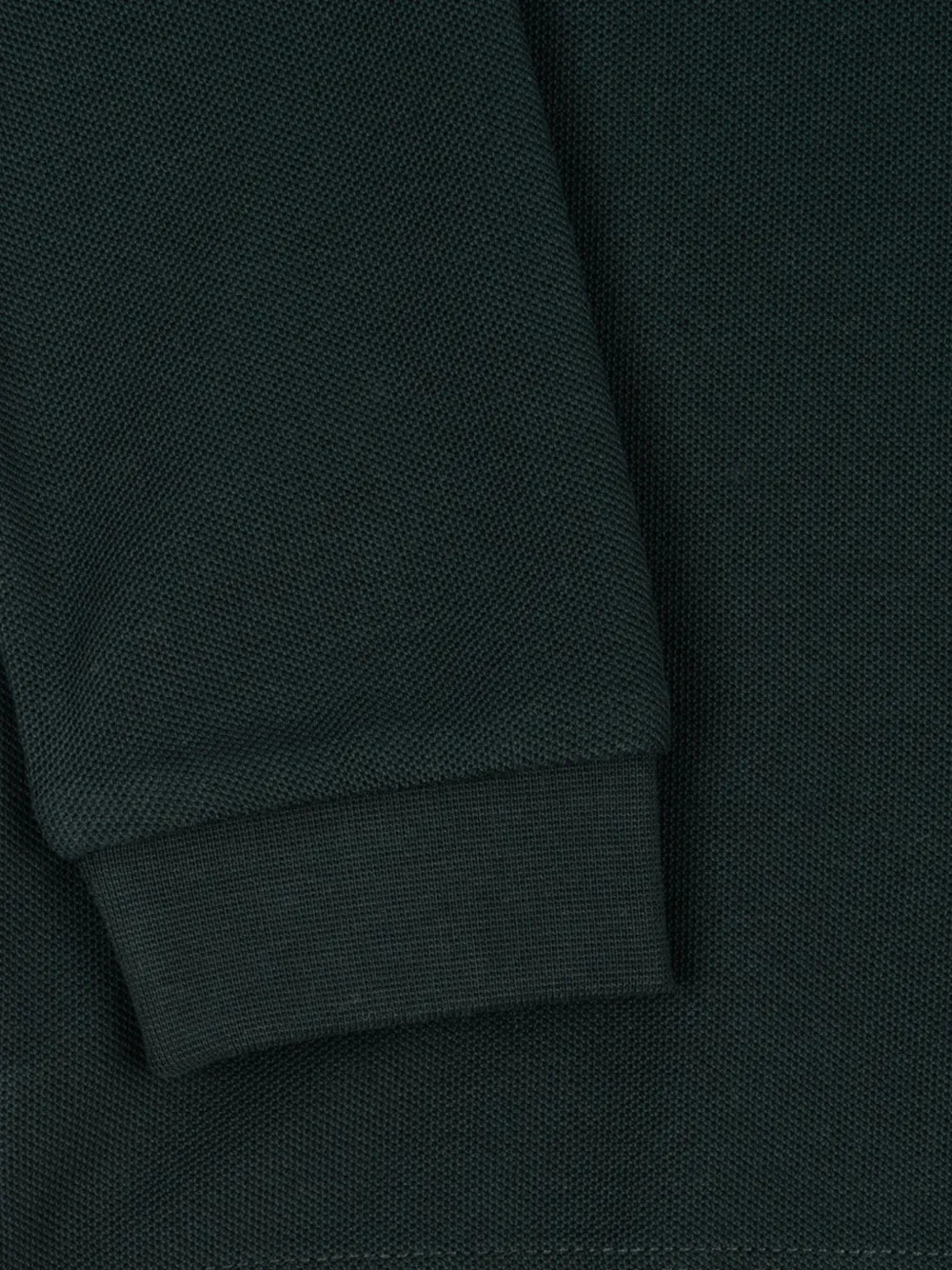 Konges Sløjd Florian Embroidered Long-sleeve Polo Shirt In Green