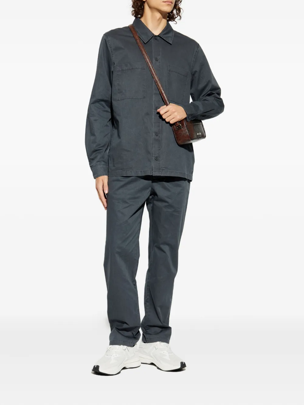 SAMSOE SAMSOE Sataka pocket button shirt - Zwart