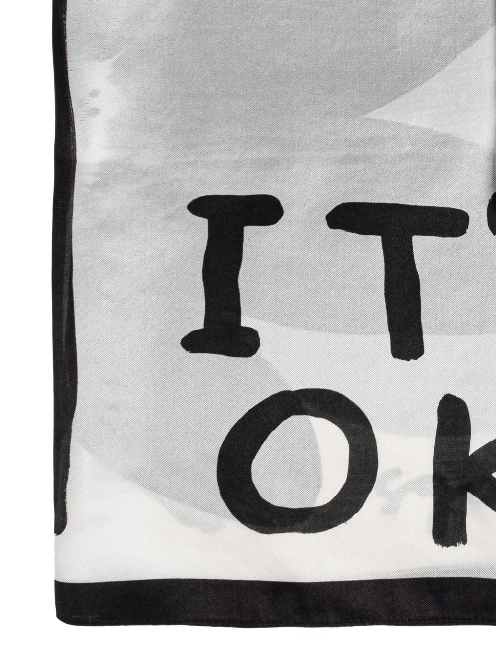 Marc Jacobs x David Shrigley It's Okay scarf - Wit