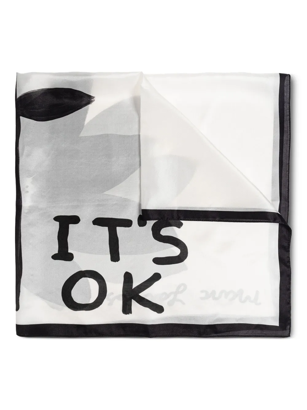 Marc Jacobs mascada It's Okay en colaboración con David Shrigley | blanco | Image 1