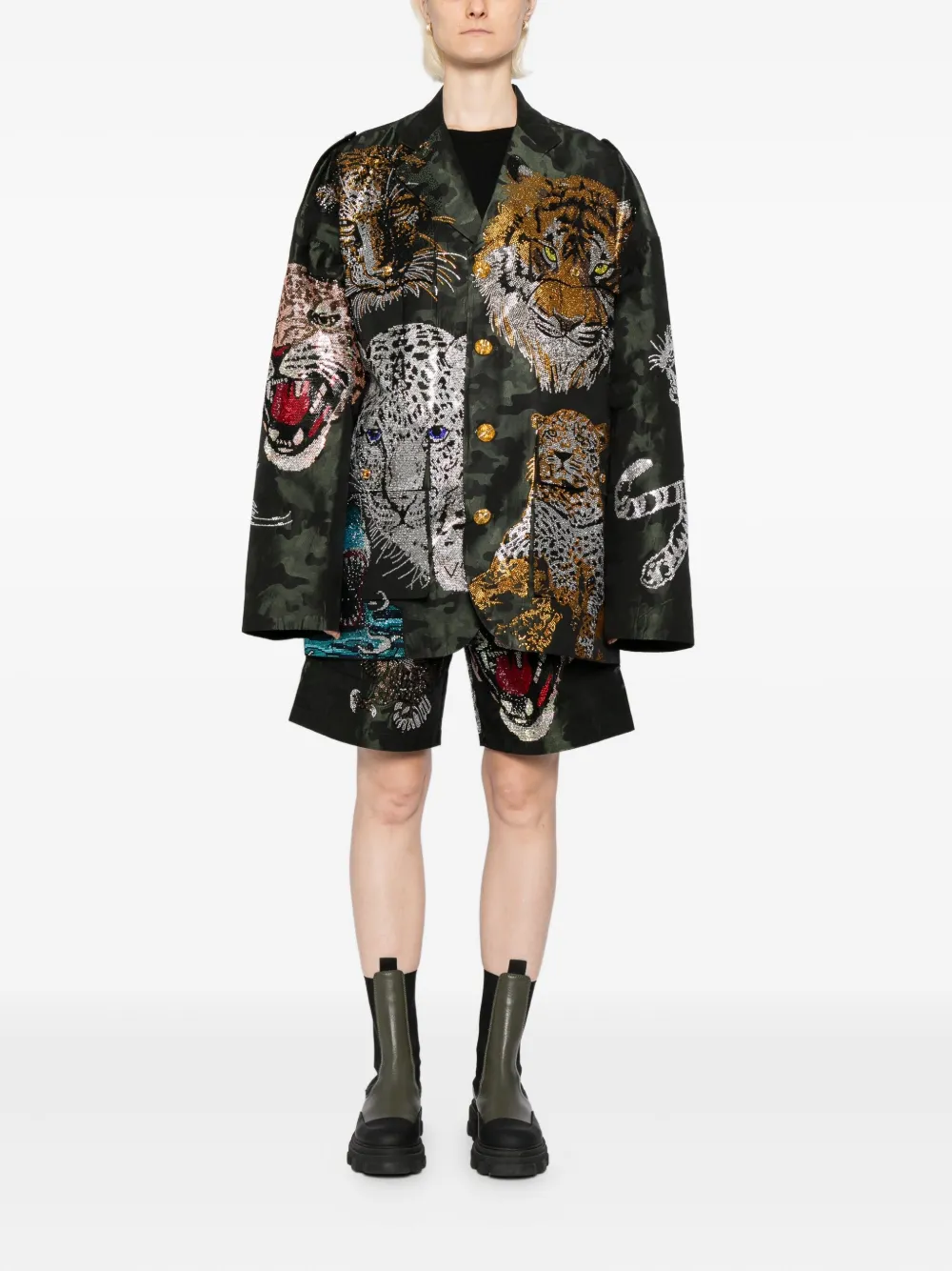 PENULTIMATE crystal-embellished jacket | Military Jackets | Image 2