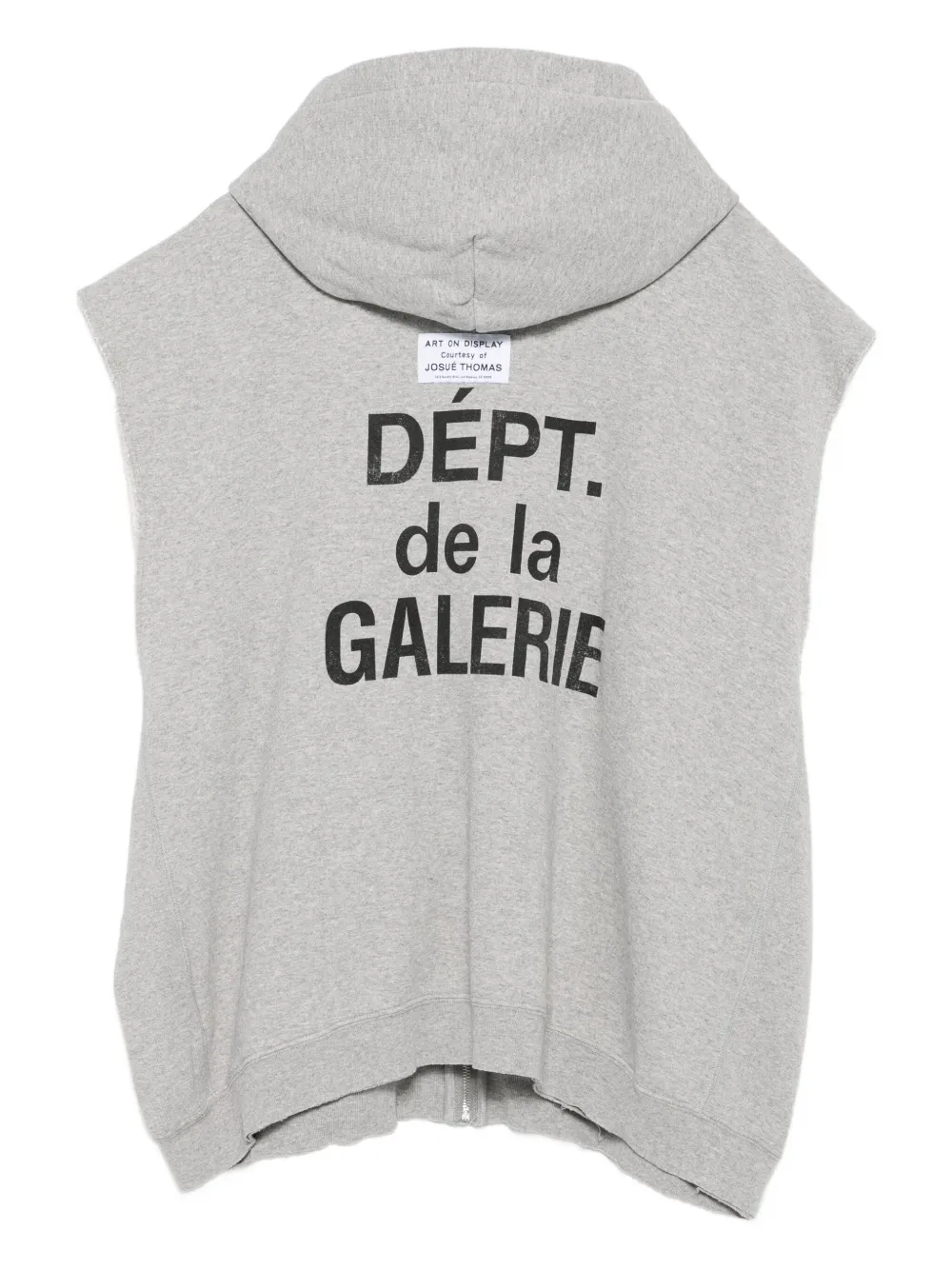 GALLERY DEPT. logo-print sleeveless hoodie | Hoodies | Image 2