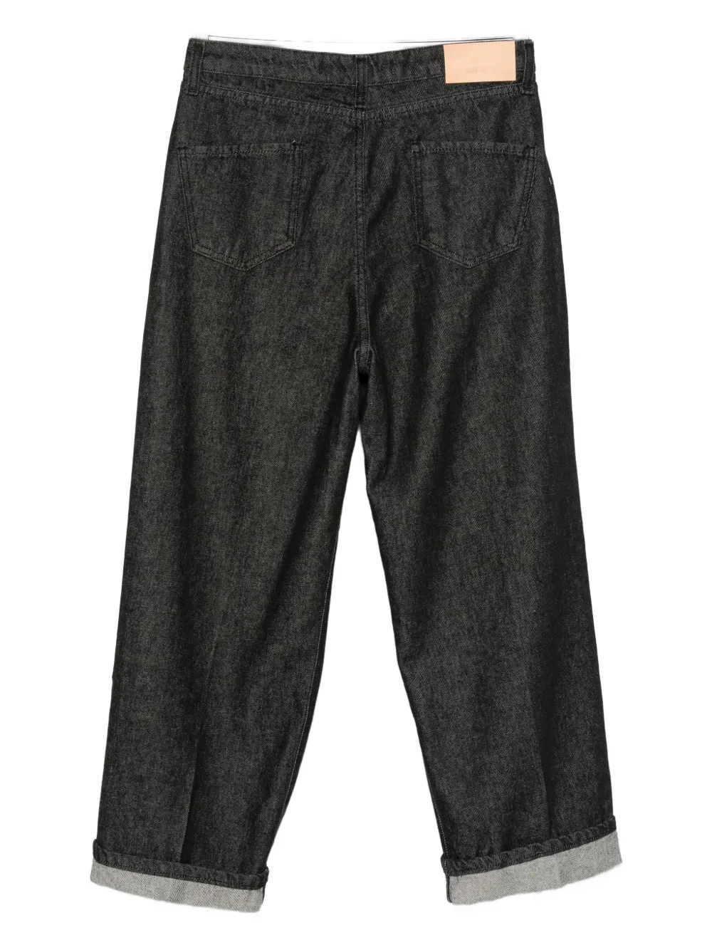 Merci Geplooide jeans - Zwart