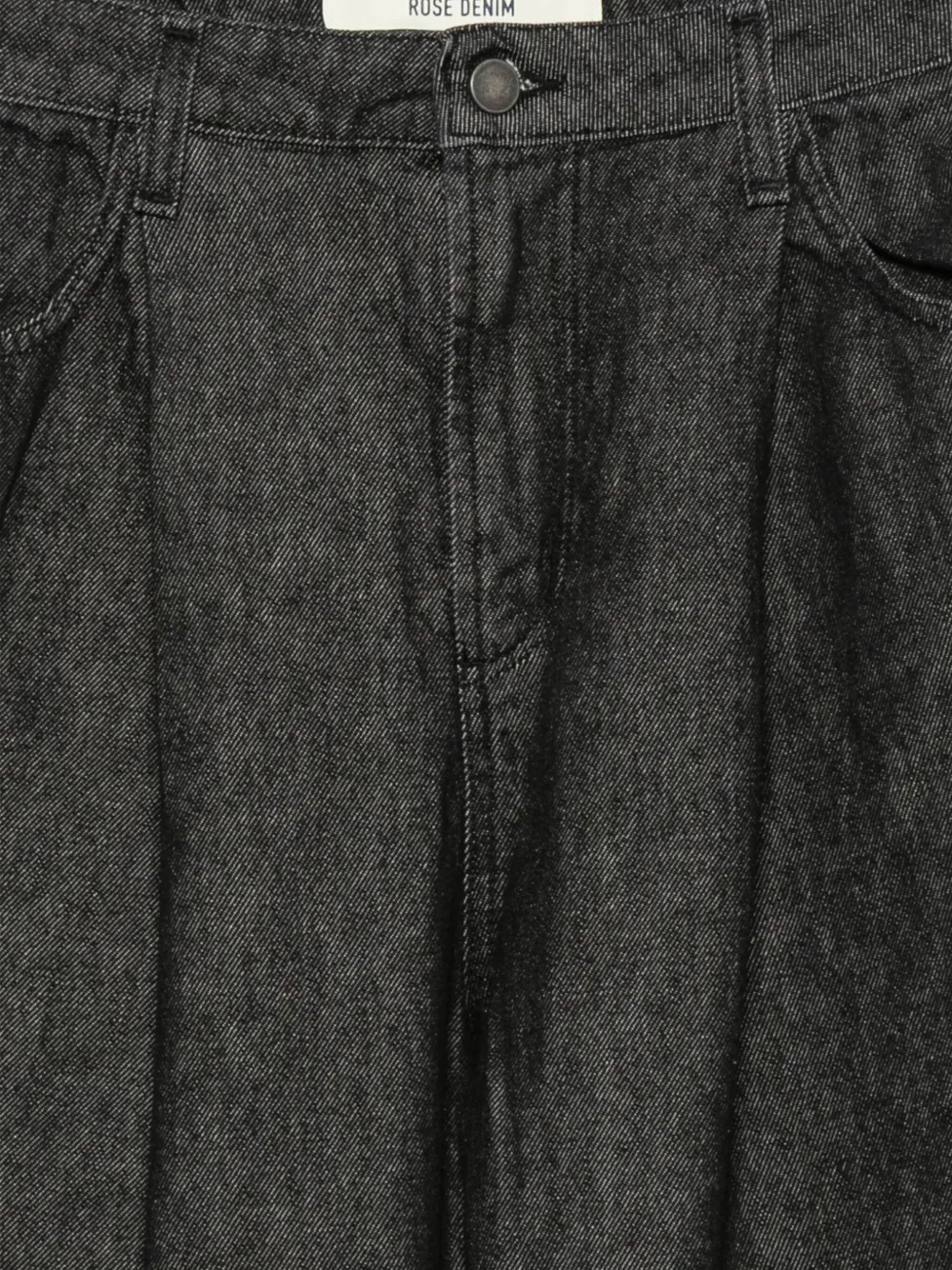 Merci Geplooide jeans Zwart