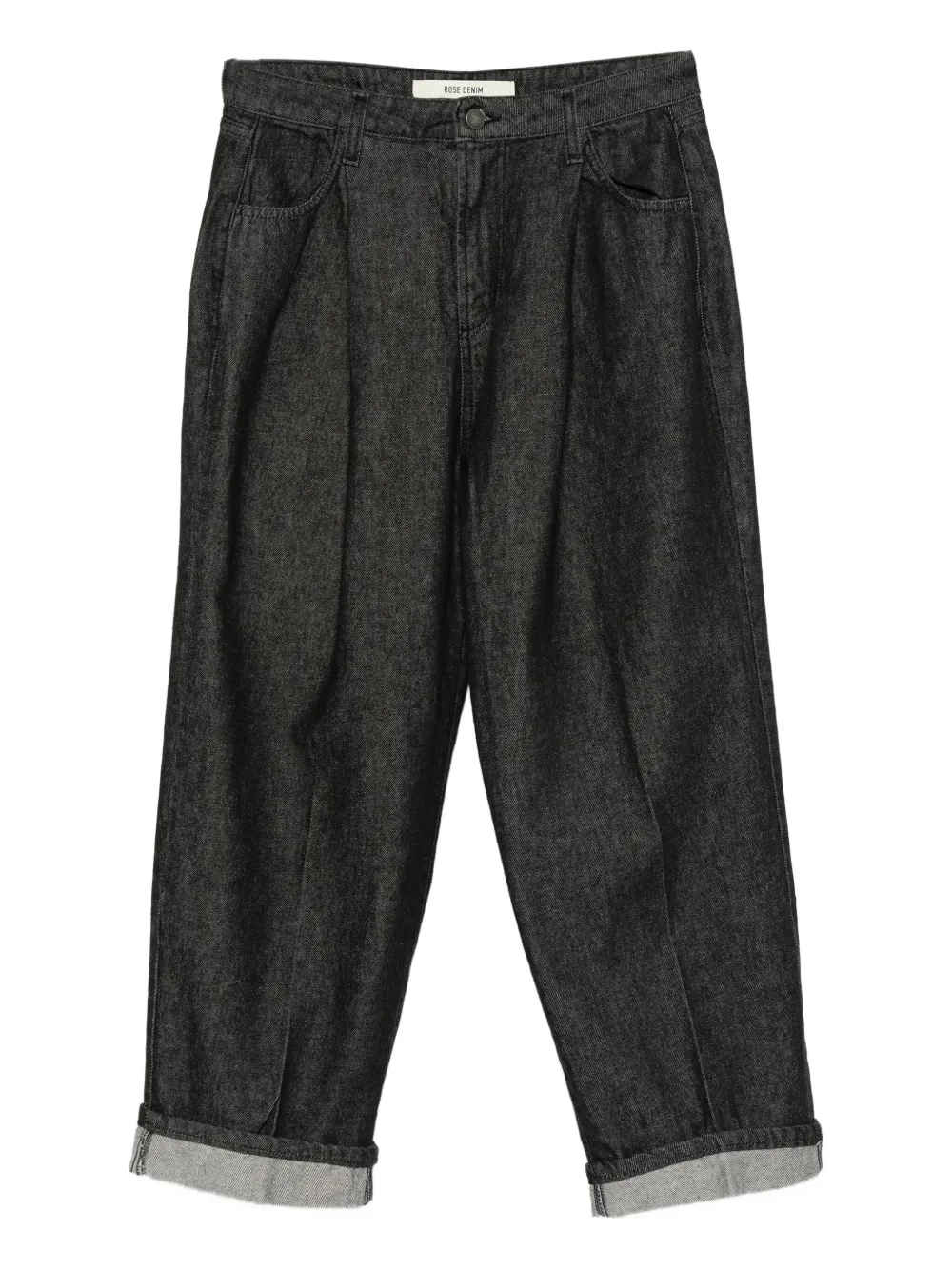 Merci pleated jeans - ブラック Merci pleated jeans - ブラック