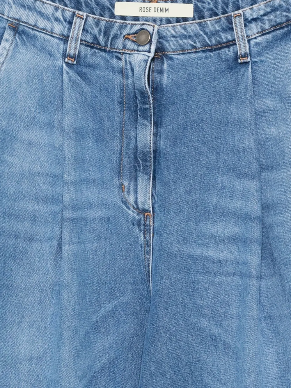 Merci Pleated Jeans In Blue