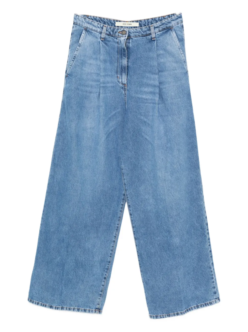 Merci Pleated Jeans In Blue