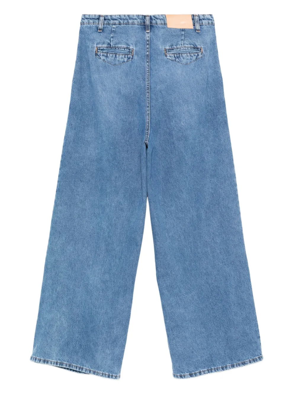 Merci Geplooide jeans - Blauw