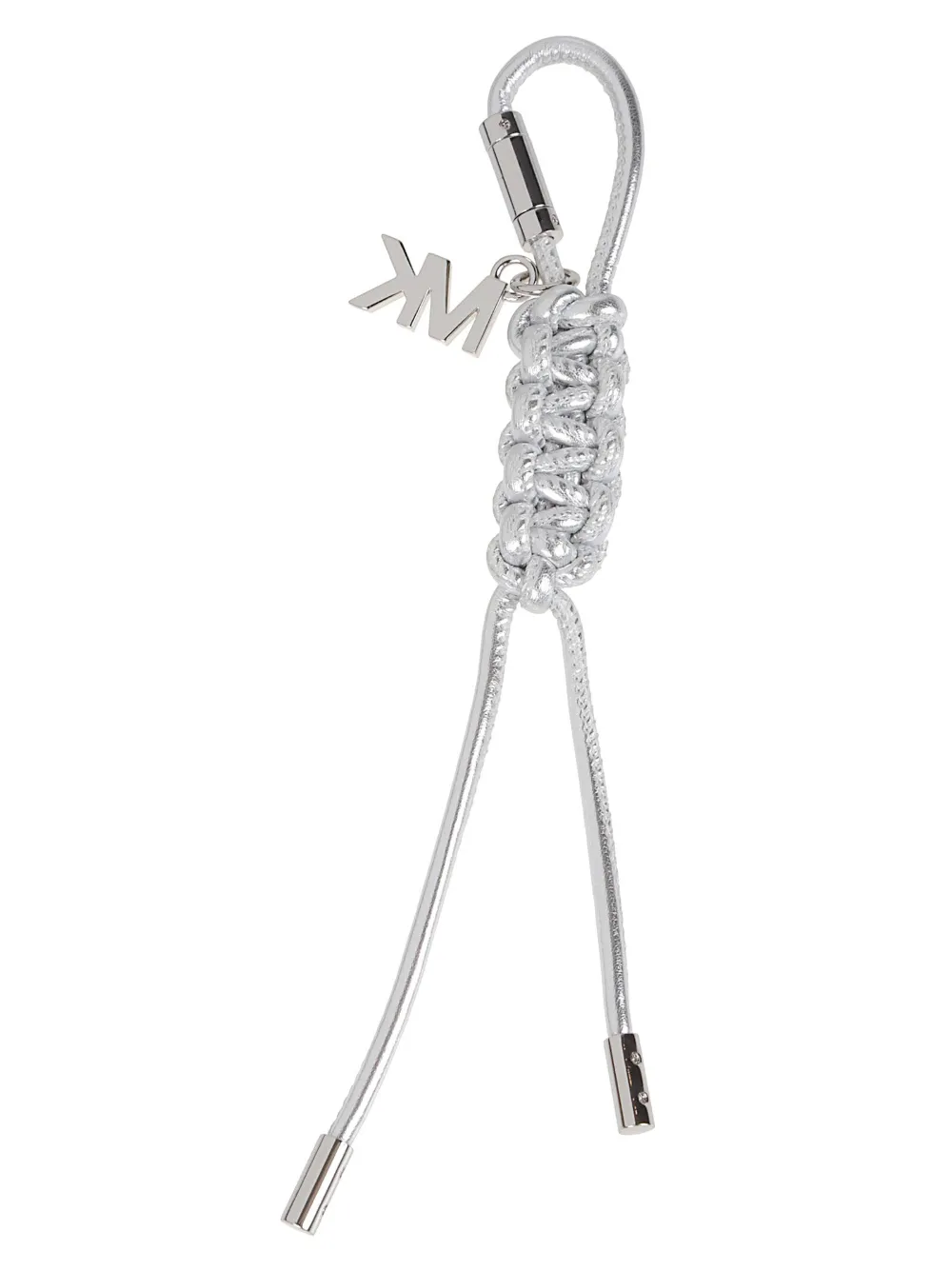 Michael Kors Knotted Charm Keyring In Metallic