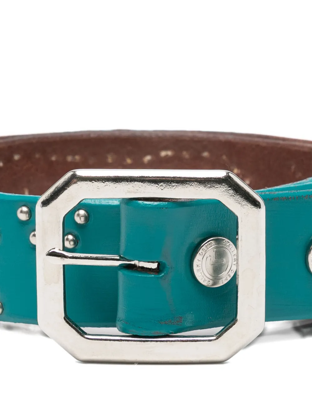 Gallery Dept. Studded Buckle Belt In Blue