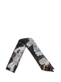 Hermès Pre-Owned 2019-2025 Odyssey Silk Twilly Scarf scarves - Black