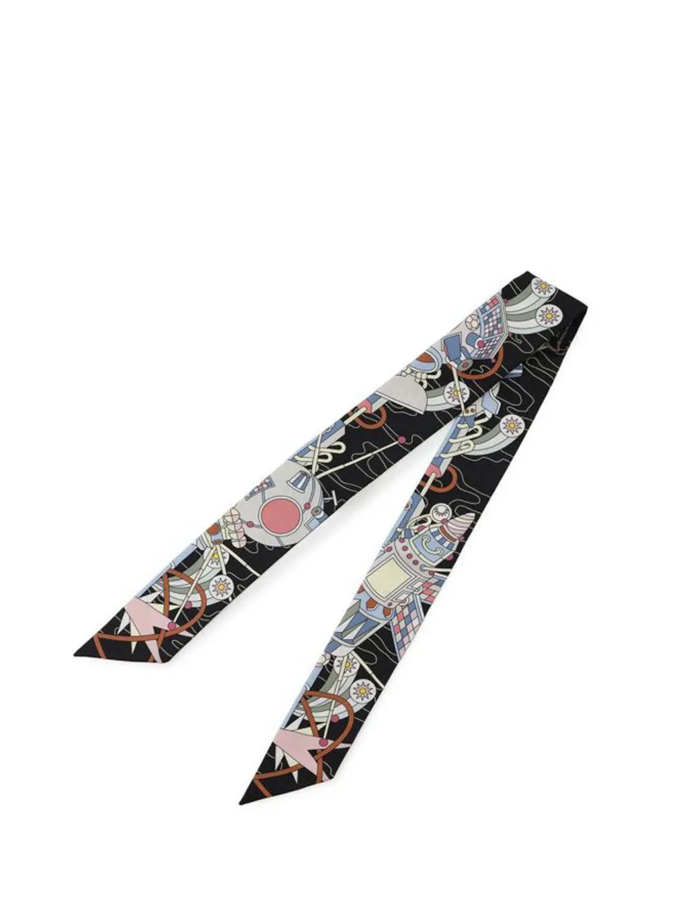 Hermès Pre-Owned 2019-2025 Odyssey Silk Twilly Scarf scarves | Image 2