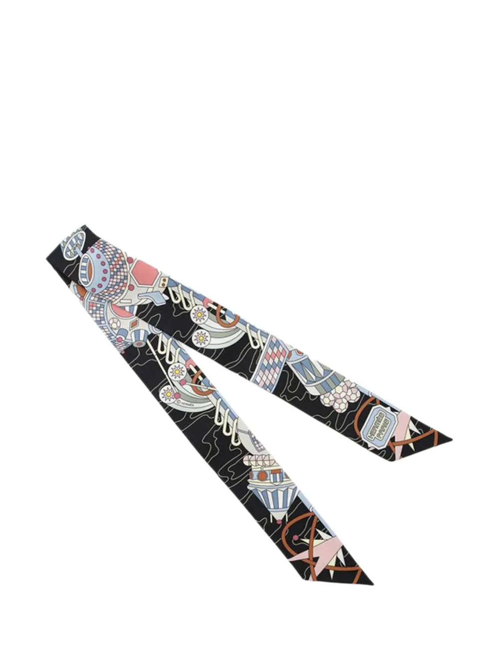Hermès Pre-Owned 2010-2025 Odyssey Silk Twilly Scarf scarves | Image 2