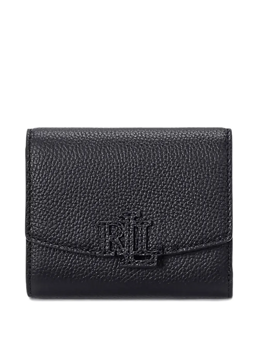 Lauren Ralph Lauren logo-patch leather wallet | Black | Image 1