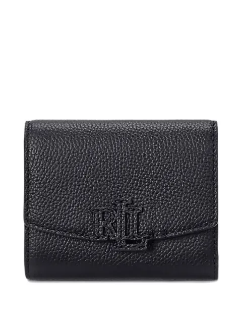 Lauren Ralph Lauren logo-patch leather wallet