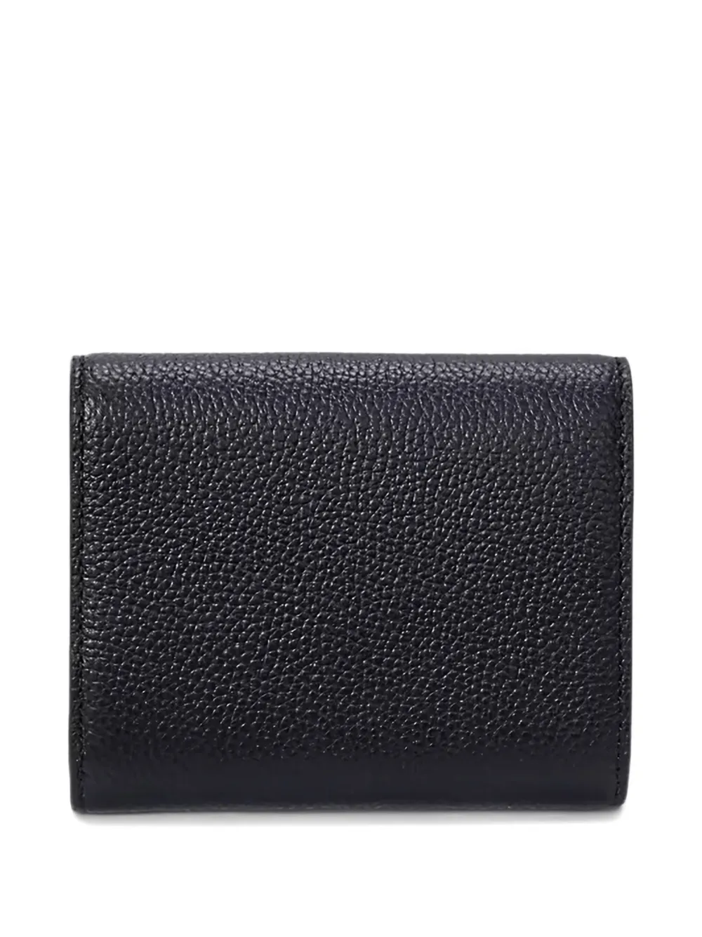 Lauren Ralph Lauren logo-patch leather wallet - Zwart
