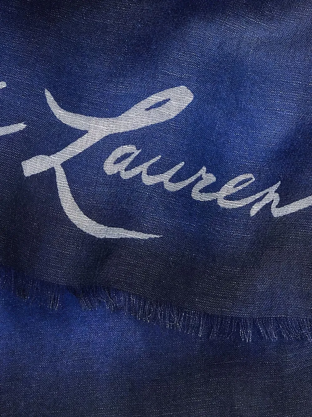 Lauren Ralph Lauren signature print scarf - Blauw