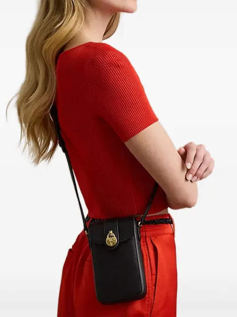 Lauren Ralph Lauren padlock leather crossbody bag