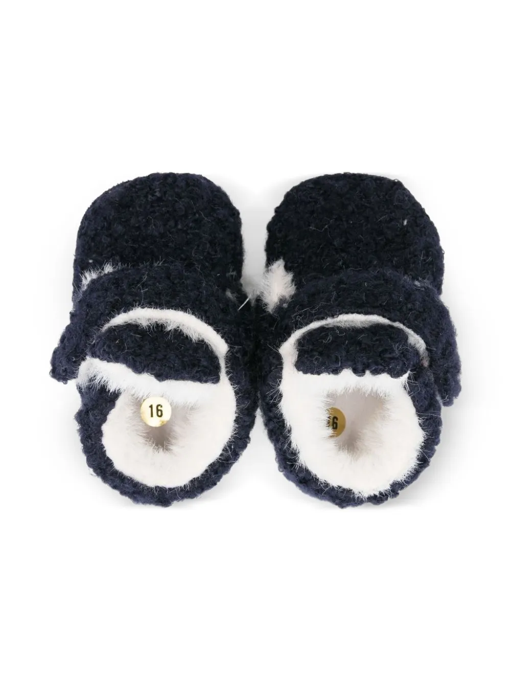 Douuod Kids Wollen babyschoentjes Blauw