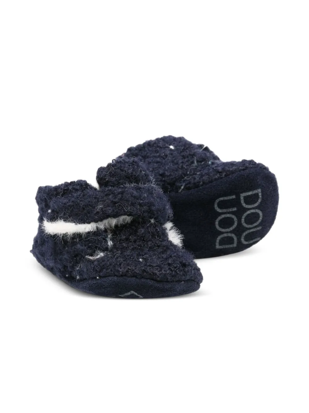 Douuod Kids Wollen babyschoentjes Blauw
