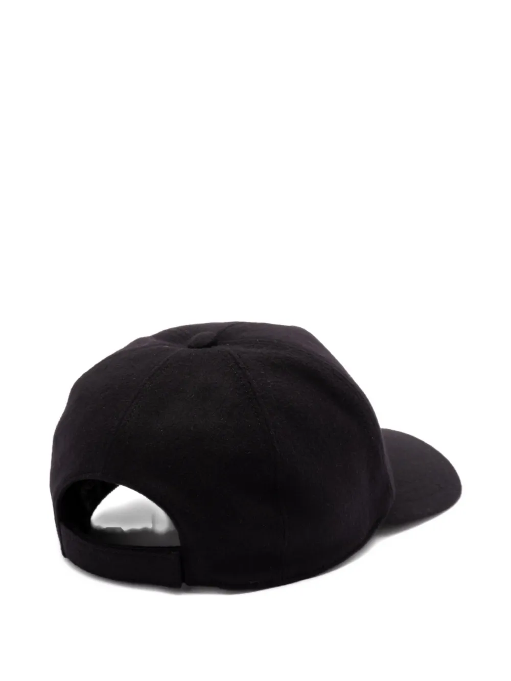 Fendi Logo-embroidered Cap In Black
