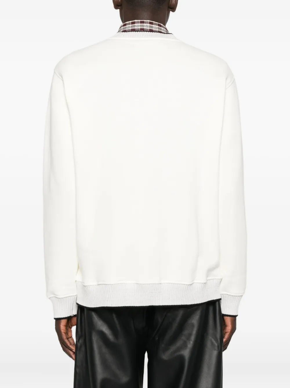 Drôle De Monsieur Sweater met print Wit