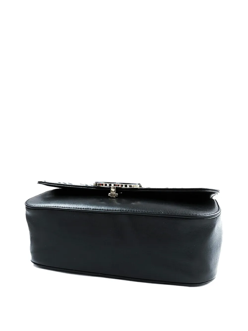 CHANEL Pre-Owned 2017-2018 CC Chevron Sheepskin Chain Subtle Flap crossbody bag | Pre-Owned | Image 2