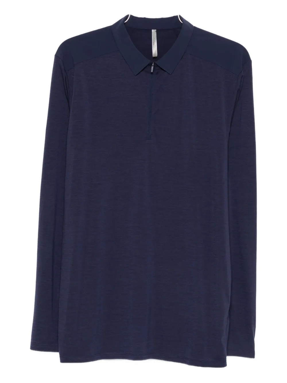 Veilance Zip Detail Polo Shirt In Blue