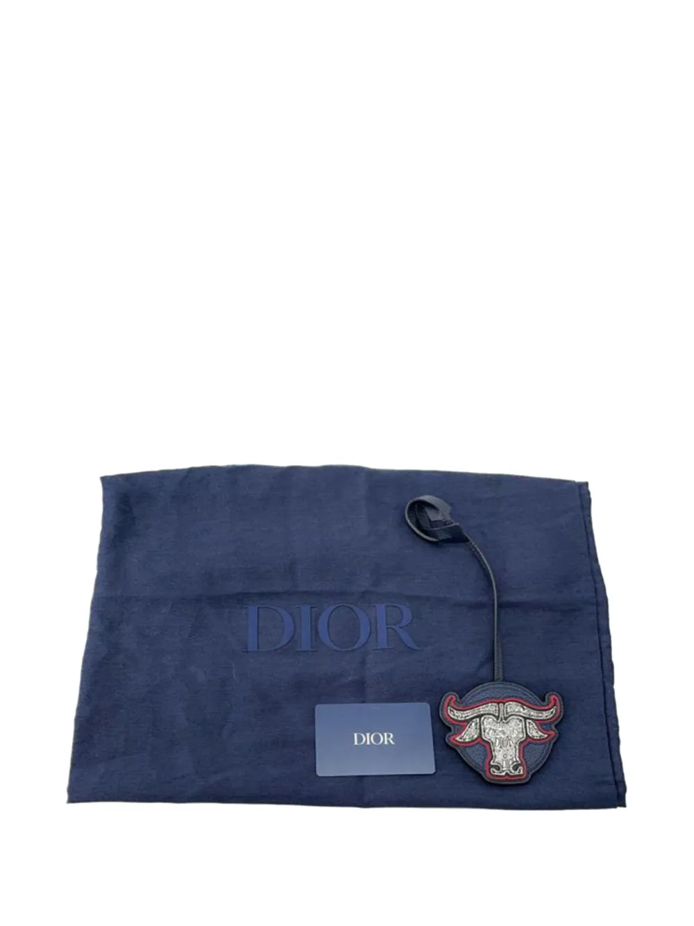Christian Dior Pre-Owned 2020 Shawn Stussy Grained Calfskin Year of the Ox Sling Bag backpack | Pre-Owned | Image 2