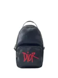 Christian Dior Pre-Owned 2020 Shawn Stussy Grained Calfskin Year of the Ox Sling Bag backpack - Blue