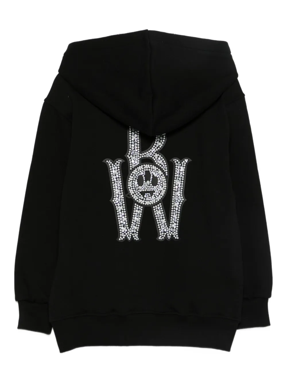 Barrow kids Hoodie met logodetail Zwart