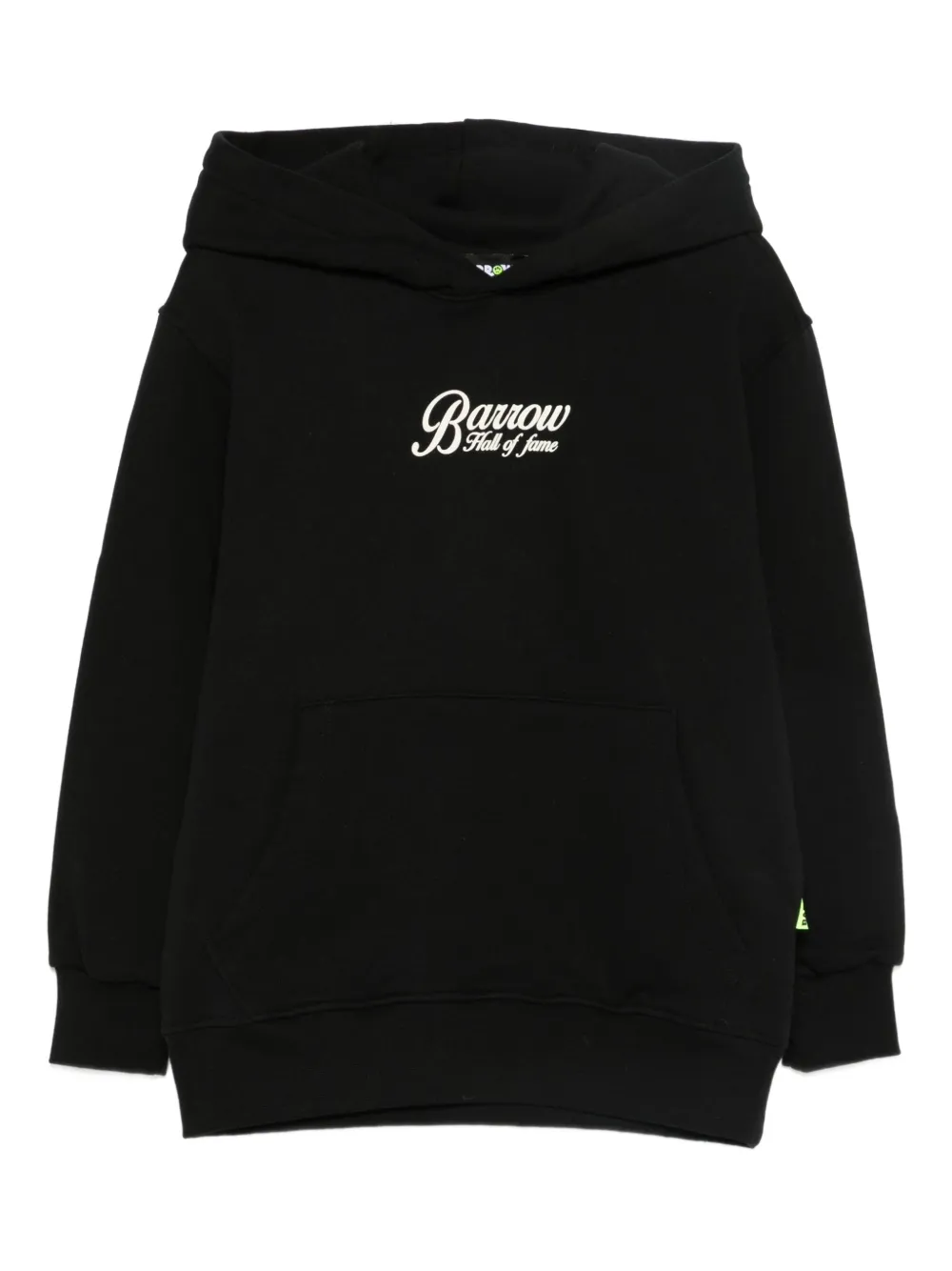Barrow kids logo-detail hoodie - Nero