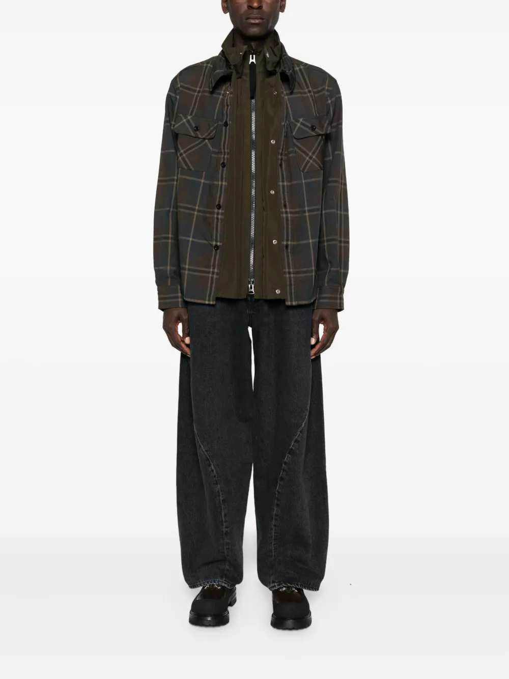 AGOLDE panelled jeans - Zwart