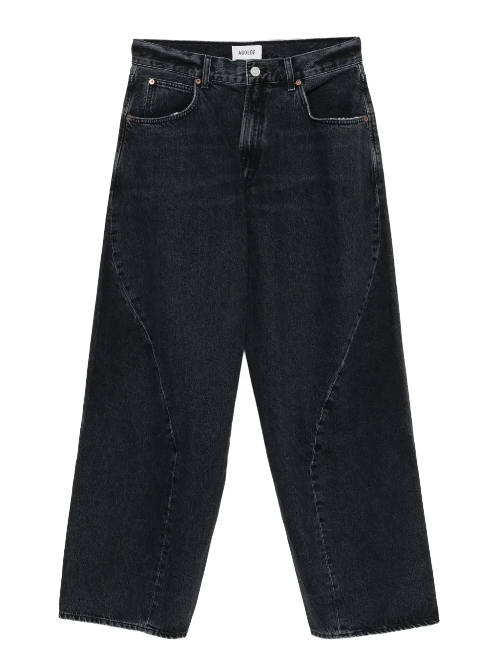 AGOLDE panelled jeans | Black | Image 1