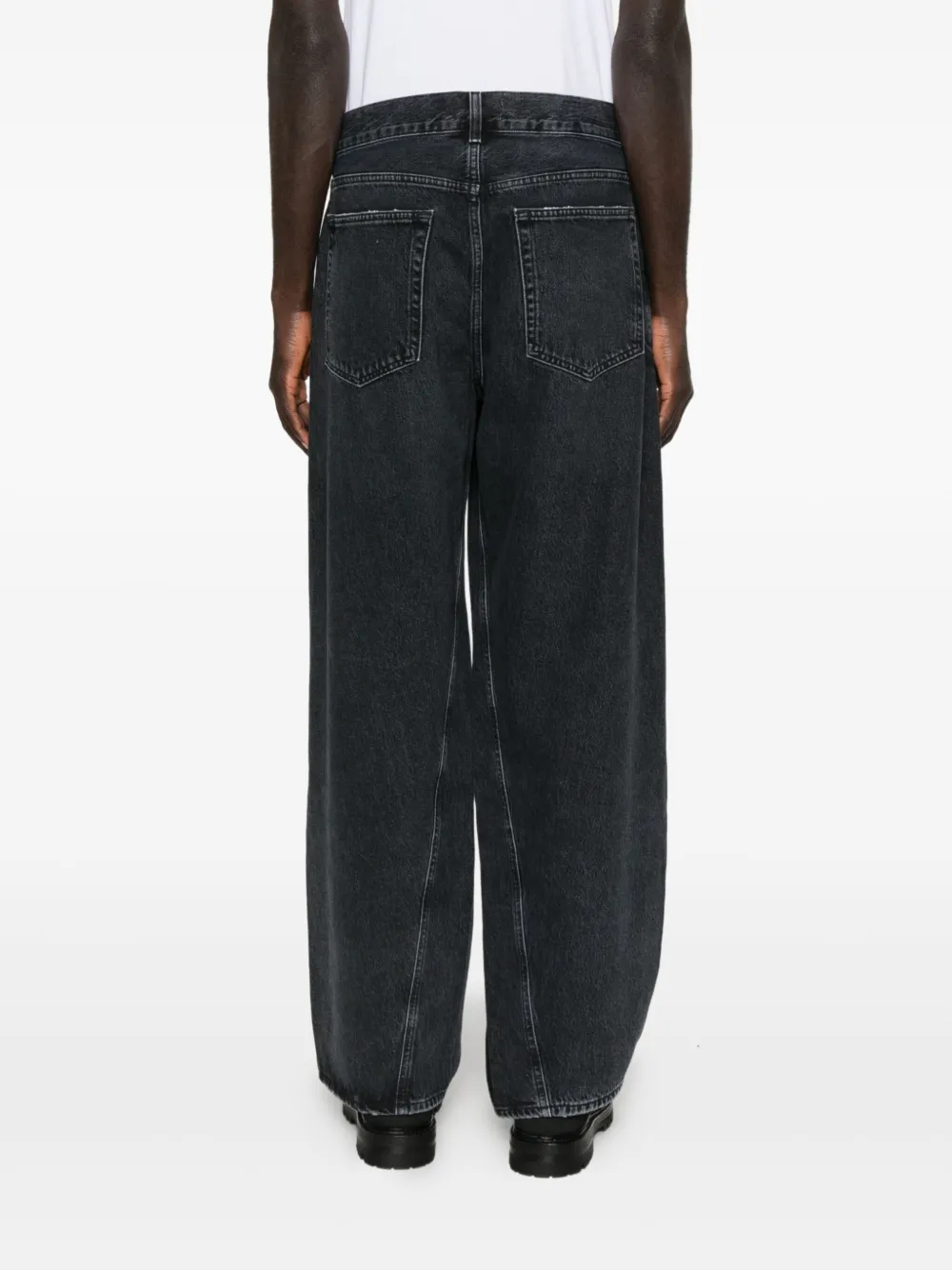 AGOLDE Jeans met vlakken Zwart