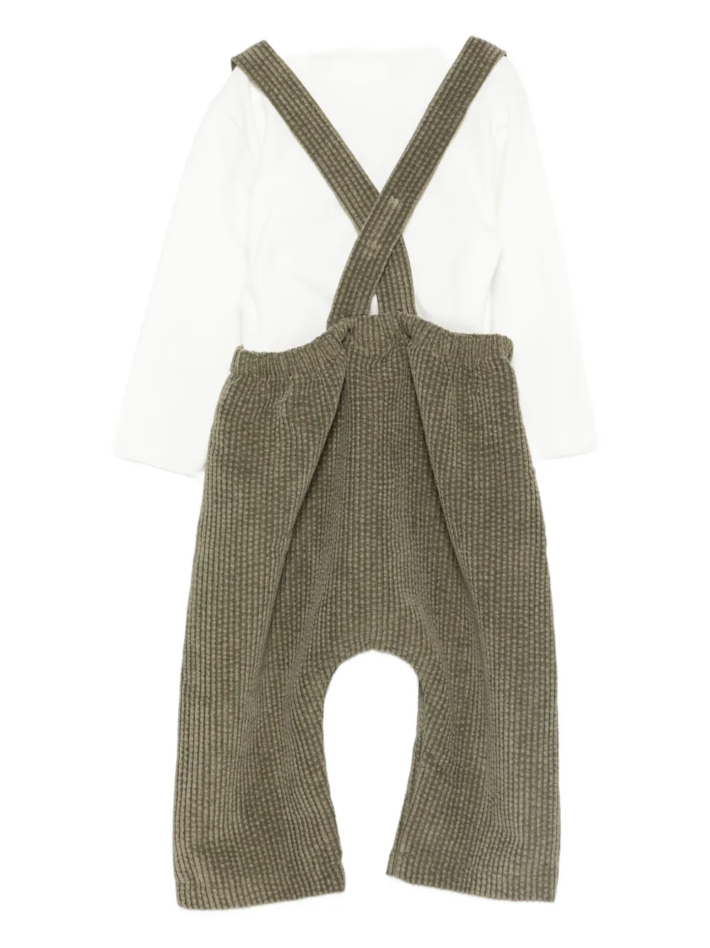 Teddy & Minou Corduroy Trousers In Green