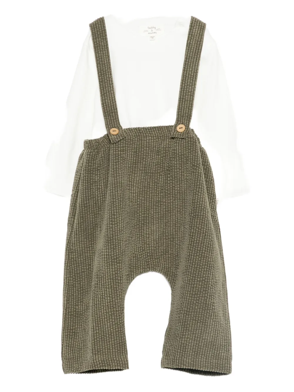Teddy & Minou Corduroy Trousers In Green