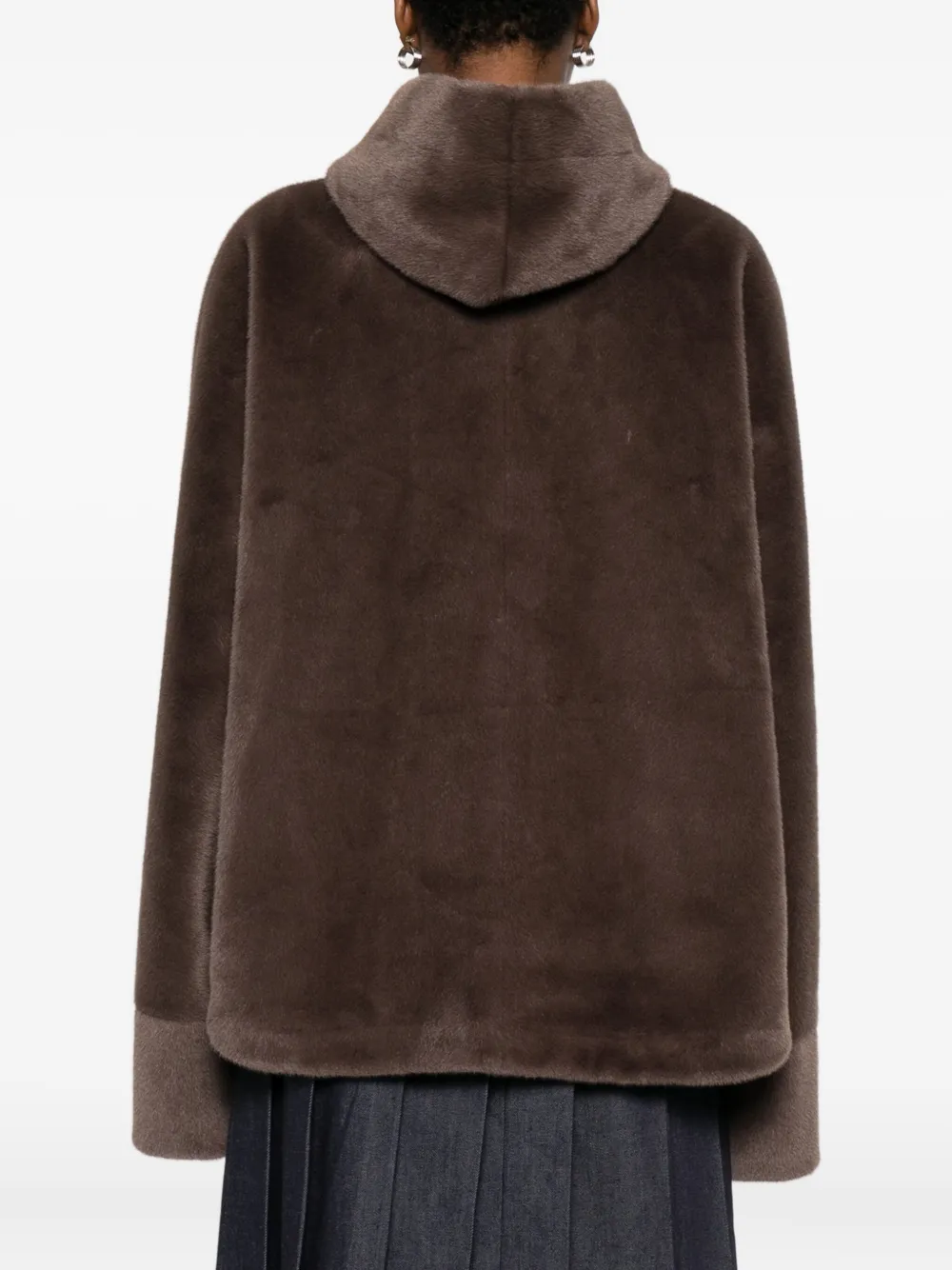 Studio Ar Rylee Coat In Brown