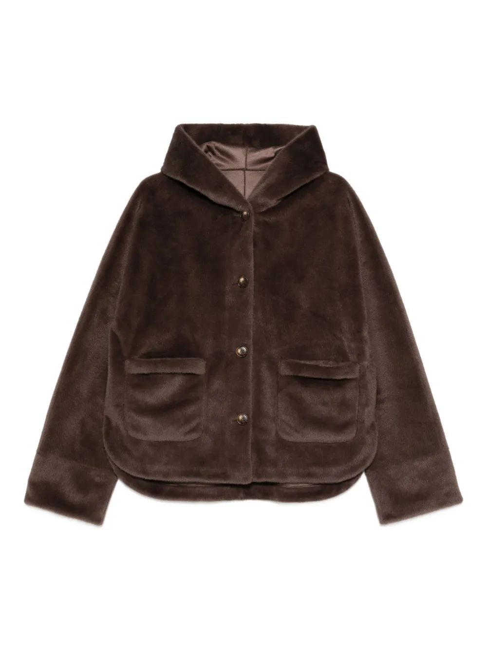 Studio Ar Rylee Coat In Brown