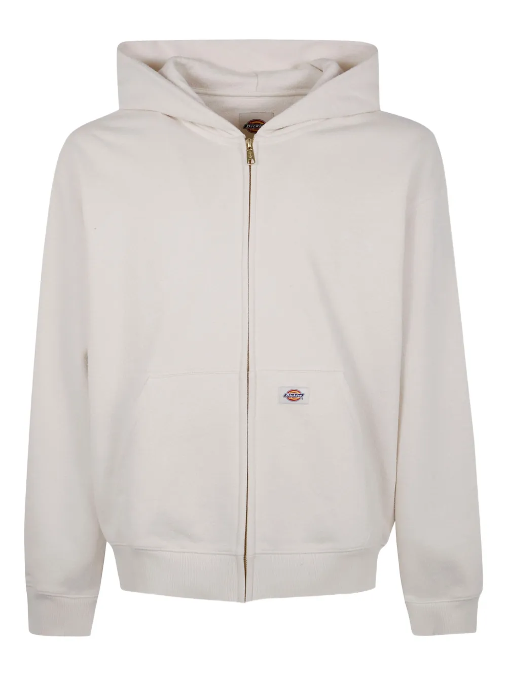 Dickies Construct logo-detail zip-up hoodie | Neutrals | Image 1