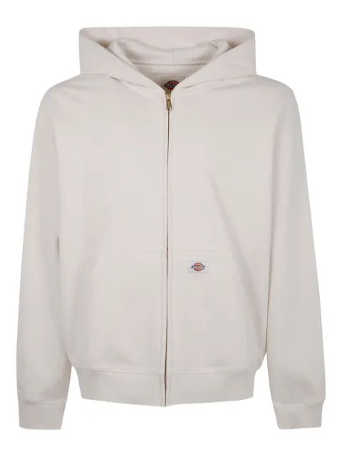 Dickies Construct logo-detail zip-up hoodie